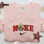 Custom Nike x Christmas Laurel Wreath Pluto Dog Embroidered Sweatshirt: Disney Hoodie