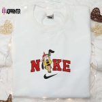 Nike x Christmas Reindeer Pluto Sweatshirt: Disney Characters Embroidered Hoodie – Best Family Christmas Gifts