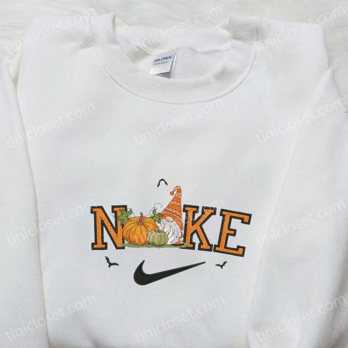 Nike x Fall Gnome Embroidered Shirt: Best Nike Inspired Gift for Family