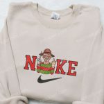 Nike x Freddy Krueger Embroidered Sweatshirt – Spooktacular Halloween Shirt Best Gift Idea