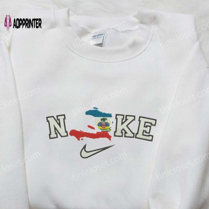 Haiti Map Embroidered Shirt by Nike: Explore Nike s Inspiring Collaboration