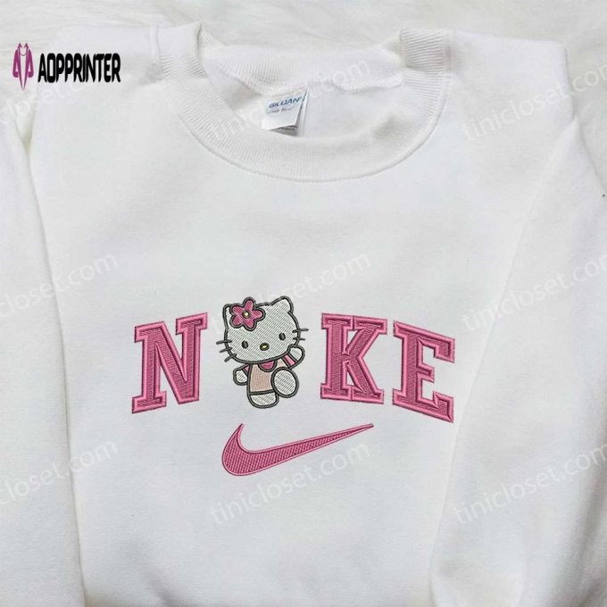 Nike x Hello Kitty Embroidered Shirt & Sweatshirt: Cute Gifts for Daughter