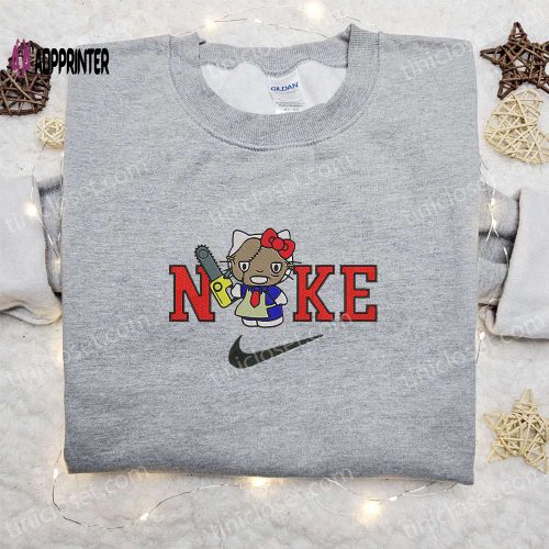 Nike Inspired Pug Puppy Embroidered Sweatshirt – Animal Shirt