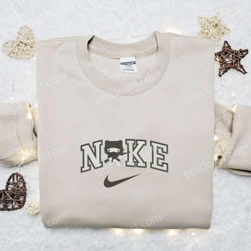 Nike x Hello Kitty Star Wars Embroidered Sweatshirt: Cartoon Shirt Inspired T-shirt