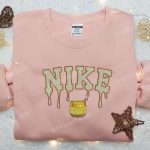 Nike x Honey Bottle Embroidered Shirt: Custom Nike Inspired Gift for Family