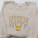 Nike x Honey Bottle Embroidered Shirt: Custom Nike Inspired Gift for Family