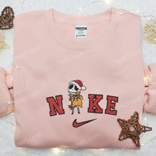 Nike x Jack Skellington Christmas Hat Sweatshirt: Nightmare Before Christmas Hoodie & Inspired T-shirt