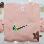 Nike x Jamaican Embroidered Shirt: Unique National Day Gift Inspired by Nike s Style