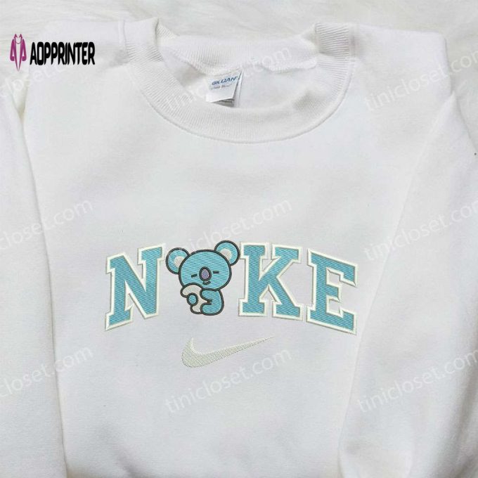 Nike x Koya Bear Embroidered Shirt – Unique Nike Inspired Animal Design