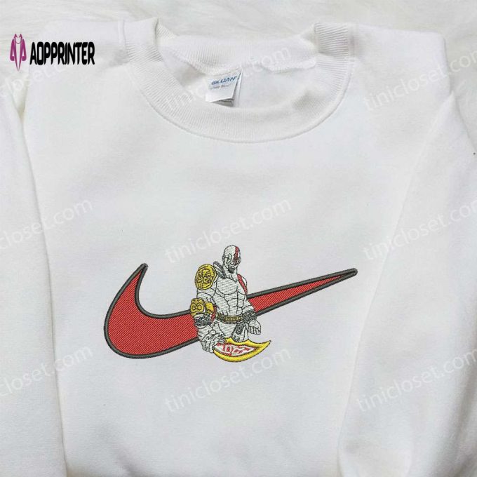 Nike x Kratos Embroidered Shirt: God of War Movie Apparel