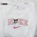 Custom Nike x Kuromi Embroidered Shirt – Cartoon Style Unique Design