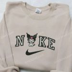 Nike x Kuromi Cartoon Embroidered Shirt – Stylish Nike Inspired Design