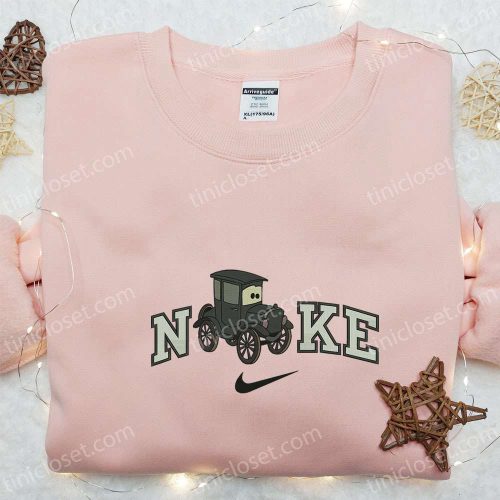 Nike x Lizzie Cars Disney Embroidered Sweatshirt: Cartoon Hoodie & Inspired T-shirt