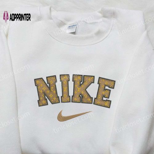 Nike x Louis Vuitton Embroidered Shirt: Customized Excellence Best Family Gifts