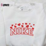 Nike x Love Hearts Embroidered Shirt: Perfect Valentine s Day Gift!