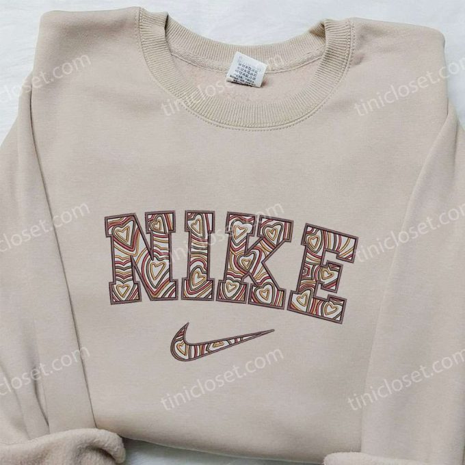 Nike x Love Pattern Embroidered Shirt – Best Valentine s Day Gift