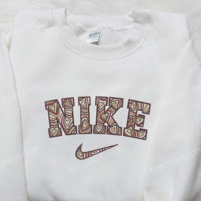 Nike x Love Pattern Embroidered Shirt – Best Valentine s Day Gift