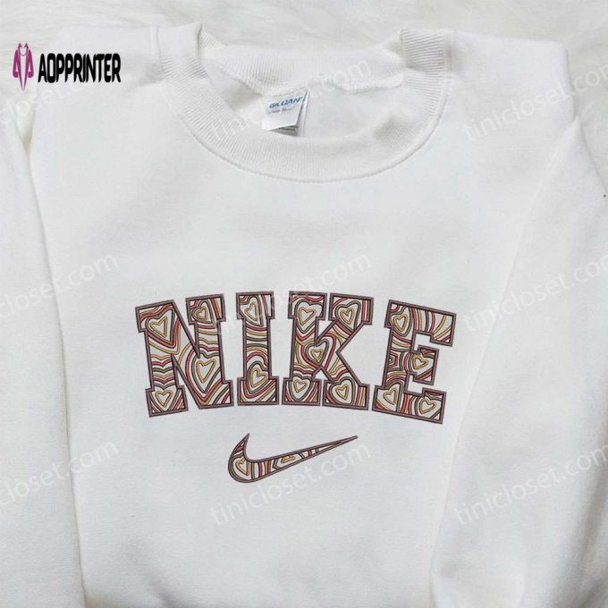 Nike x Love Pattern Embroidered Shirt – Best Valentine s Day Gift