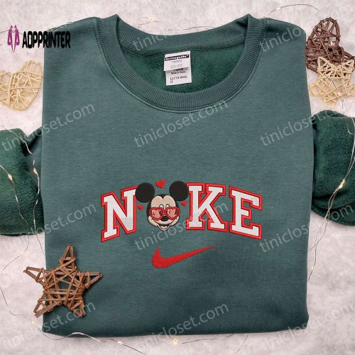 Nike x Mickey Kiss Heart Shirt & Disney Characters Hoodie: Best Valentine s Day Gift Ideas