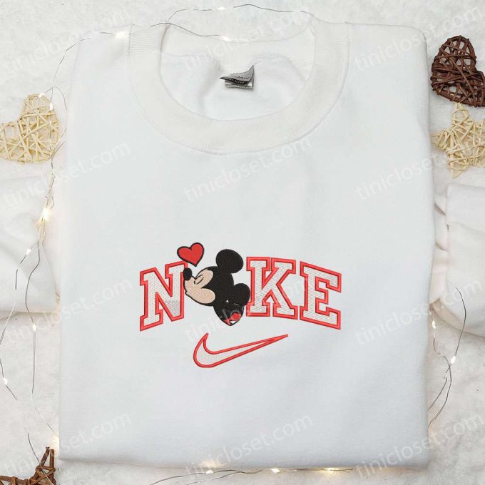 Nike x Mickey Kiss Heart Shirt & Disney Characters Hoodie: Best Valentine s Day Gift Ideas