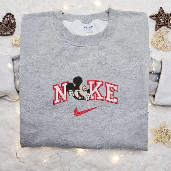 Nike x Mickey Mouse Smile Shirt & Disney Characters Hoodie: Best Gift Ideas