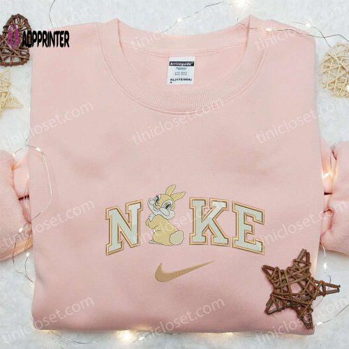 Disney Nike x Miss Bunny Embroidered Sweatshirt & Bambi Shirt: Best Gift Ideas for Disney Fans