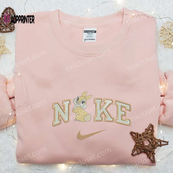 Disney Nike x Miss Bunny Embroidered Sweatshirt & Bambi Shirt: Best Gift Ideas for Disney Fans