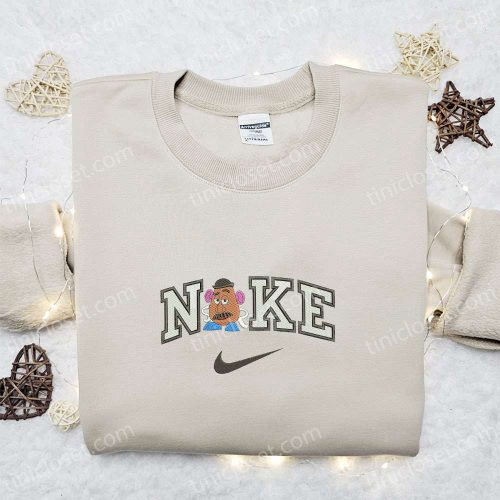 Nike x Mr Potato Embroidered Sweatshirt & Beauty and The Beast Disney Shirt – Best Gift Ideas