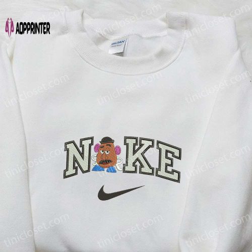 Nike x Mr Potato Embroidered Sweatshirt & Beauty and The Beast Disney Shirt – Best Gift Ideas