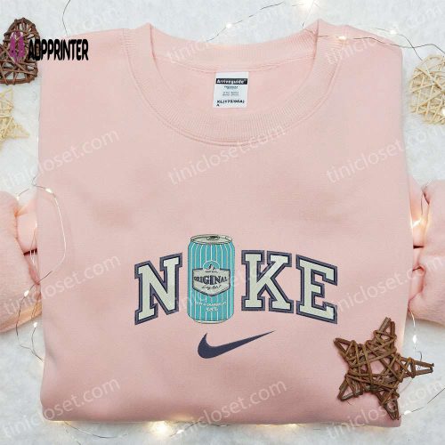 Nike x Original Bottle Embroidered Sweatshirt & Shirt: Perfect Gift Ideas with Favorite Drink Designs