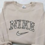 Stylish Nike x Paisley Embroidered Sweatshirt – Unique Nike Inspired Shirt for Best Birthday Gifts