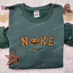 Nike x Spooky Pumpkin Halloween Embroidered Hoodie & T-shirt: Amazing Inspired Sweatshirt