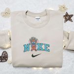 Custom Nike x Stitch Hercules Embroidered Shirt – Cute Halloween Design