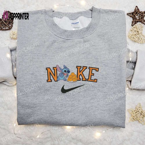 Nike Christmas x Winnie the Pooh Embroidered Sweatshirt: Disney Characters Shirt Perfect Christmas Gift