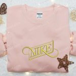 Nike x Typography Embroidered Sweatshirt: Stylish Nike Inspired Hoodie Perfect Birthday Gift