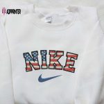 Nike x USA Embroidered Shirt: United States Inspired Design Stylish and Authentic