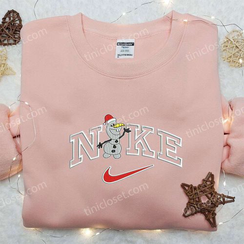 Olaf x Nike Embroidered Sweatshirt: Best Christmas Gift Idea with Nike-Inspired Embroidered Shirt