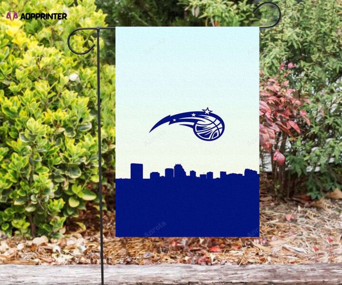 Orlando Magic City Blue1 Double Sided Printing Garden Flag – House Flag Home Decor Gift – House Flag Home Decor Gift