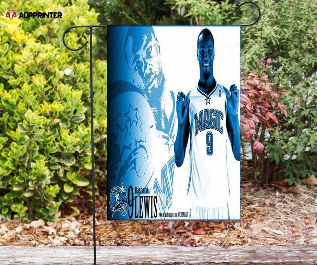 Orlando Magic Rashard Lewis1 Double Sided Printing Garden Flag – House Flag Home Decor Gift – House Flag Home Decor Gift