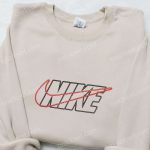 Stylish Nike Embroidered Apparel: Outline Shirt Hoodie & Custom T-shirt