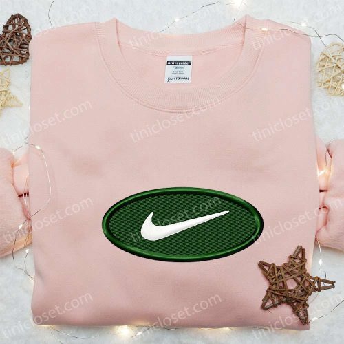 Nike Inspired Oval Emblem Embroidered Shirt – Perfect Family Gift