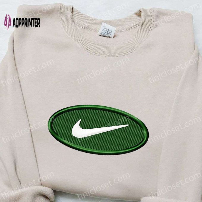 Nike Inspired Oval Emblem Embroidered Shirt – Perfect Family Gift