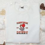 Pennywise Derry Embroidered Shirt: IT Horror Movie T-Shirt Best Gift Idea