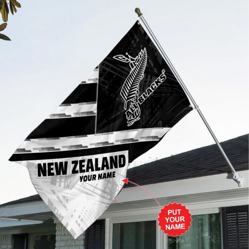 Personalized New Zealand x Rugby World CupD House Flag Gift