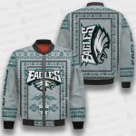 Philadelphia Eagles Classic Pattern NFL 3D Bomber Jacket