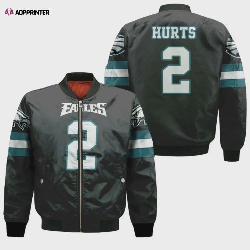 Philadelphia Eagles Off – White Style Pattern AOP Bomber Jacket STM