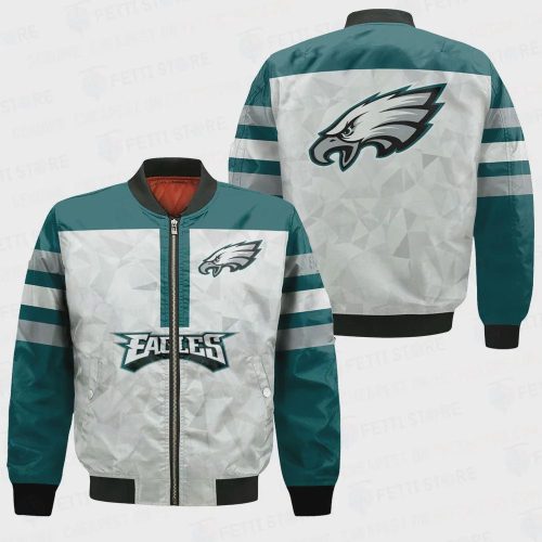 Philadelphia Eagles NFL 2023 Starter Thursday Night Gridiron Raglan Unisex Bomber Jacket V6