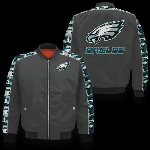 Philadelphia Eagles NFL 2023 Starter Thursday Night Gridiron Unisex Bomber Jacket V7