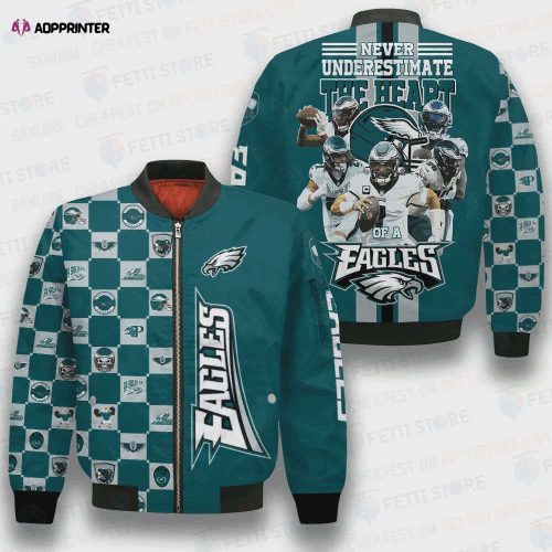 Philadelphia Eagles NFL 2023 Starter Thursday Night Gridiron Raglan Unisex Bomber Jacket V6