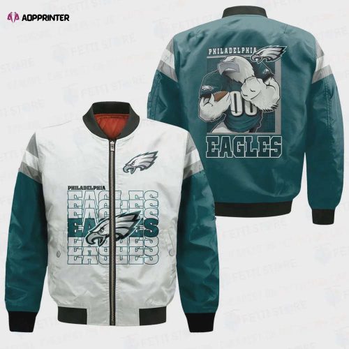 Philadelphia Eagles NFL 2023 Unisex AOP Bomber Jacket